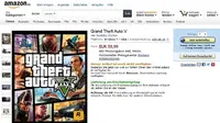 `GTA V` Versi PC Akhirnya <i>Nongol</i> di Amazon