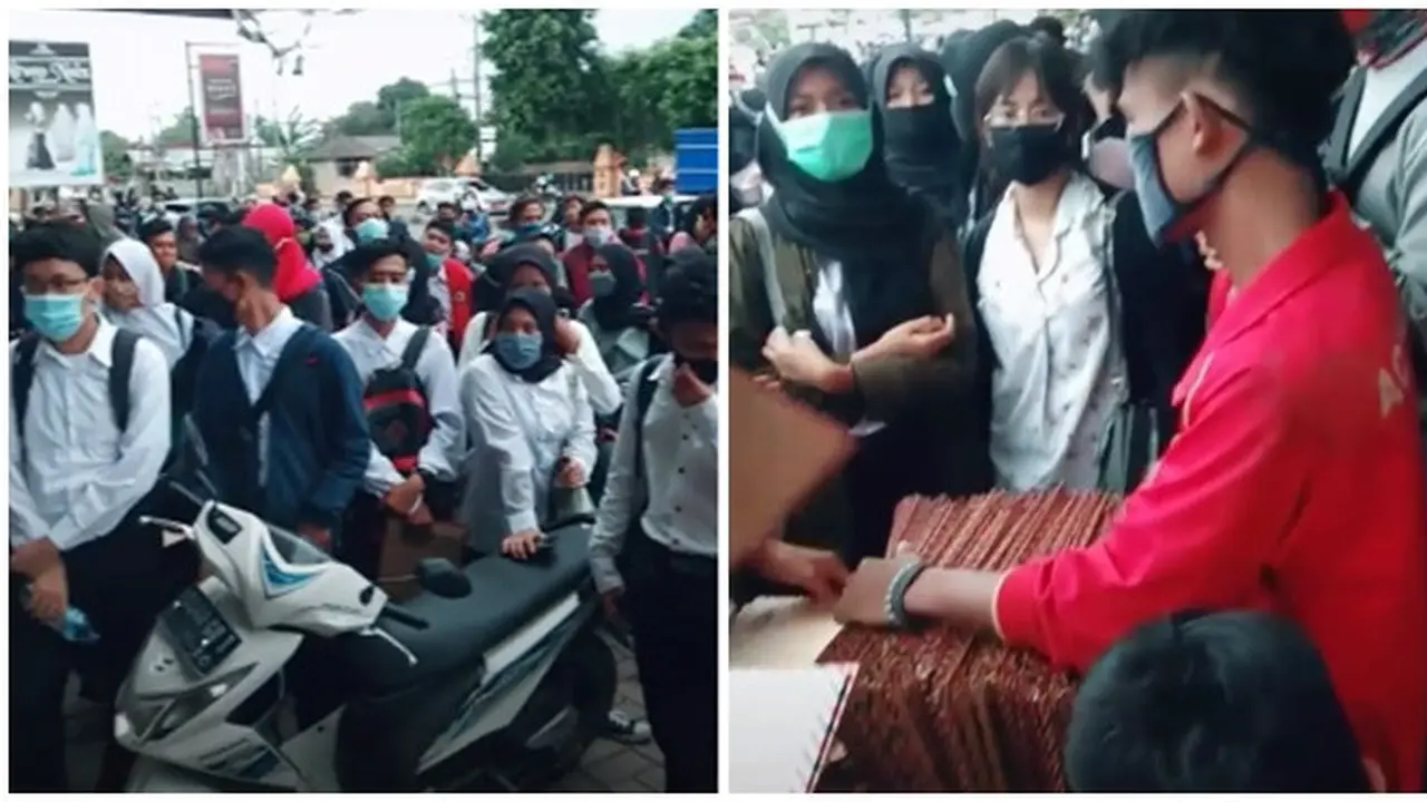 Viral Antrean Pelamar Kerja Berdesakan di Bahu Jalan, Tuai Komentar Netizen