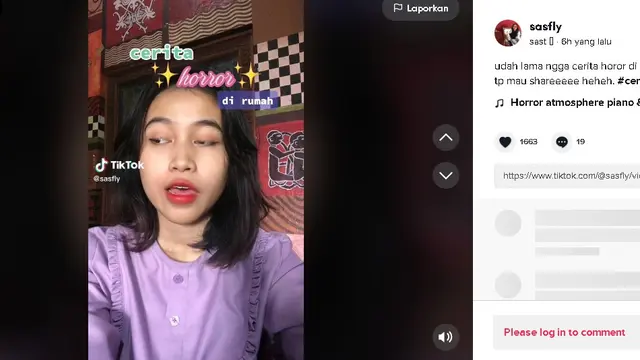 Ayda Prasasti putri Ki Joko Bodo (Foto: TikTok sasfly)