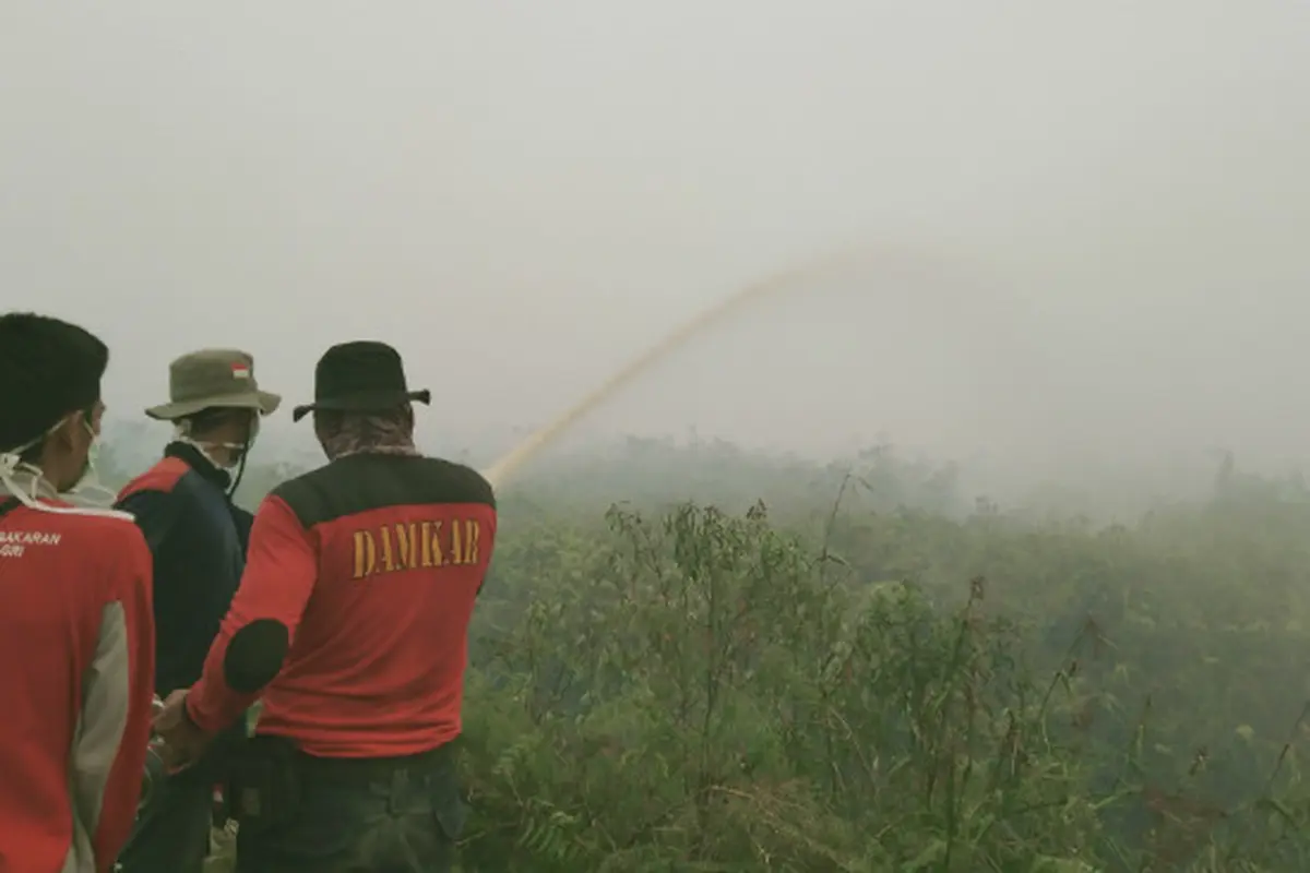 Kisah Pemadam Karhutla Jambi, Pendam Rindu Bertemu Keluarga