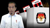 Banner Infografis Jokowi Minta Menteri Setop Bicarakan Penundaan Pemilu 2024. (Liputan6.com/Trieyasni)