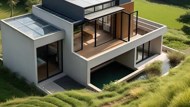 Model Atap Rumah Asimetris 3 Trap dengan Skylight Kaca/Via Meta AI