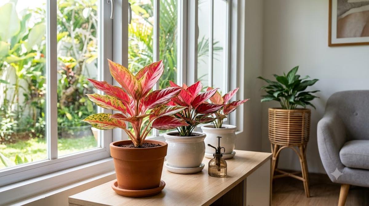 Cara Membuat Aglaonema Lebih Berwarna