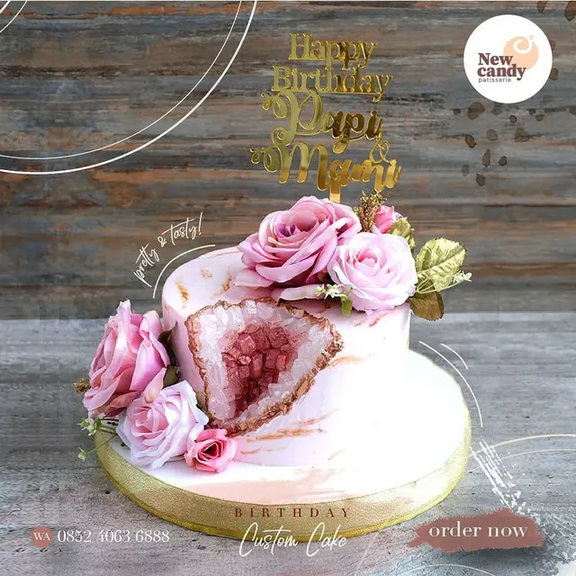 Manisnya Custom Cake ala Korea, Pilihan Kejutan Cantik di Momen Istimewa