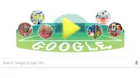 Google Doodle Masih Tampilkan Gelaran Piala Dunia 2018
