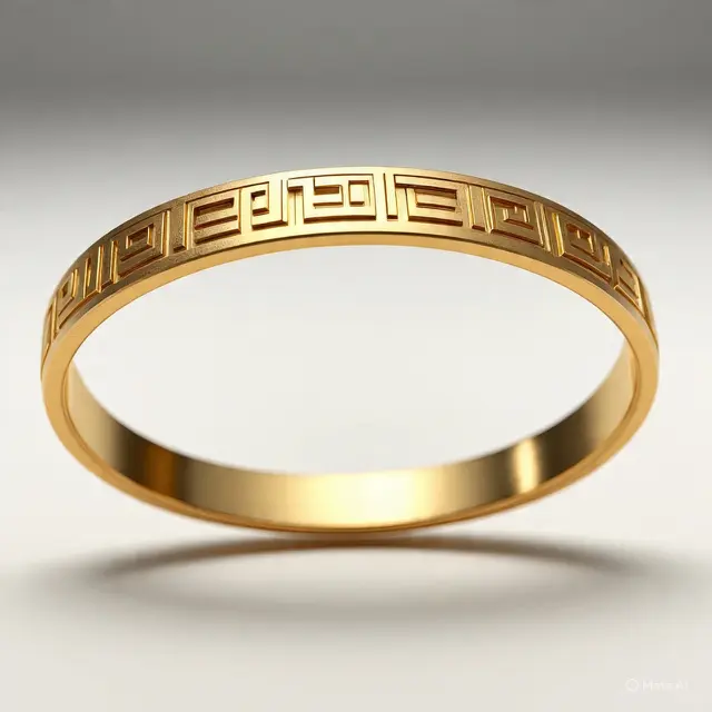 Gelang 8 Gram Emas 24 Karat Model Bangle