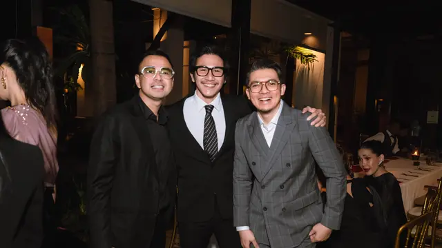Tamu di resepsi pernikahan Andre Taulany (credit: instagram.com/raffinagita1717)