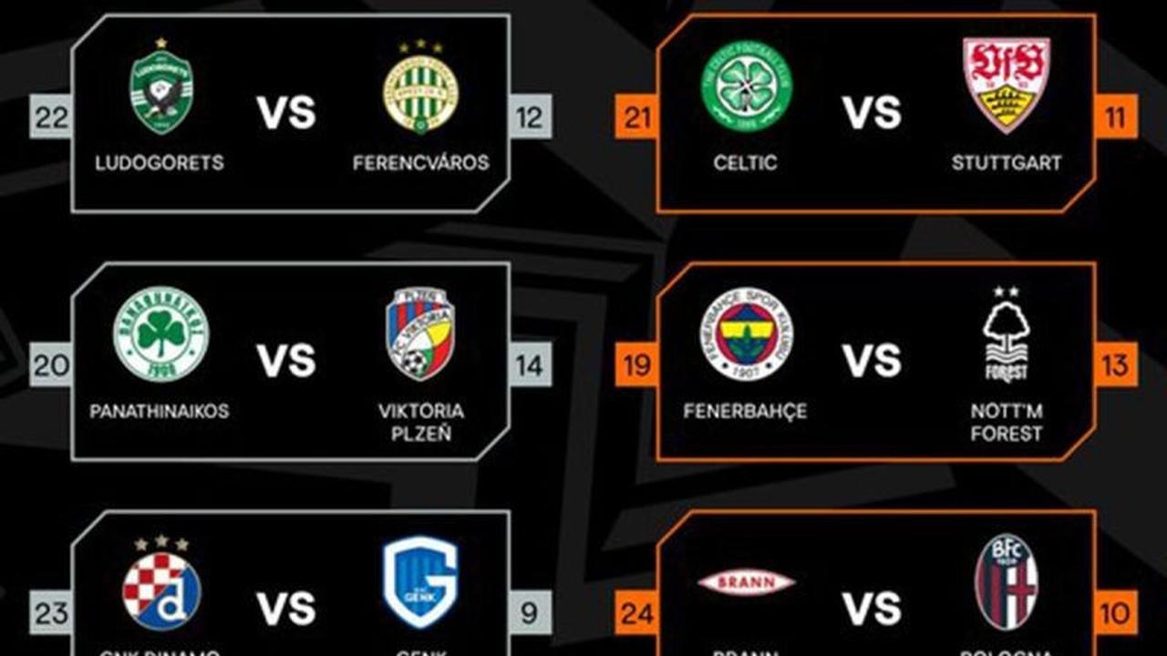 Jadwal Play-off Liga Europa: Nottingham Forest Tantang Fenerbahce, Bologna Hadapi Brann