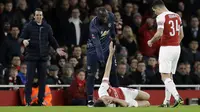 Emery Ungkap Kondisi Dua Bek Tangguh Arsenal yang Cedera Lawan MU