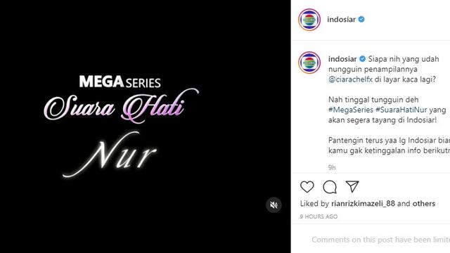 Suara Hati Nur (Instagram)