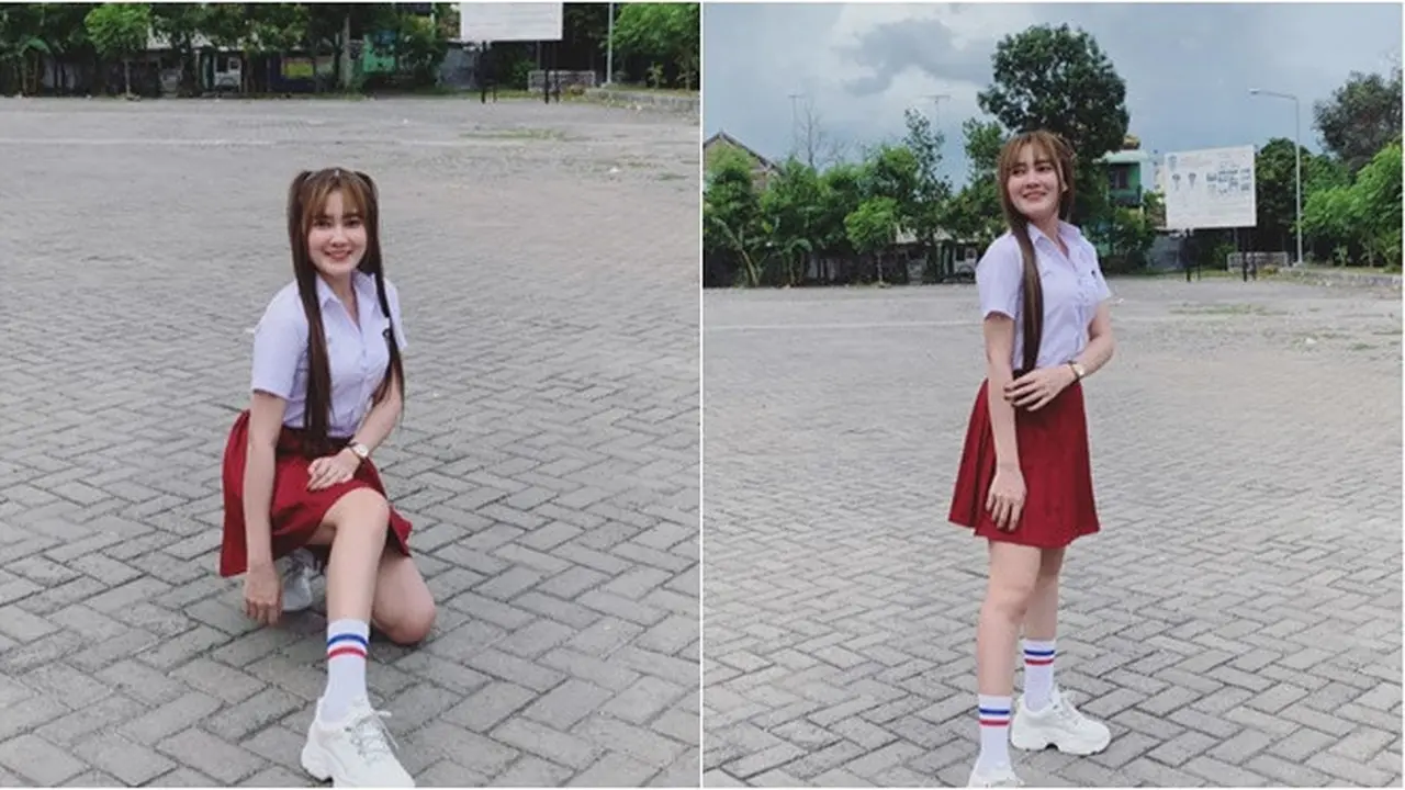 6 Gaya Nella Kharisma Pakai Baju Sekolah, Masih Pantas dan Imut