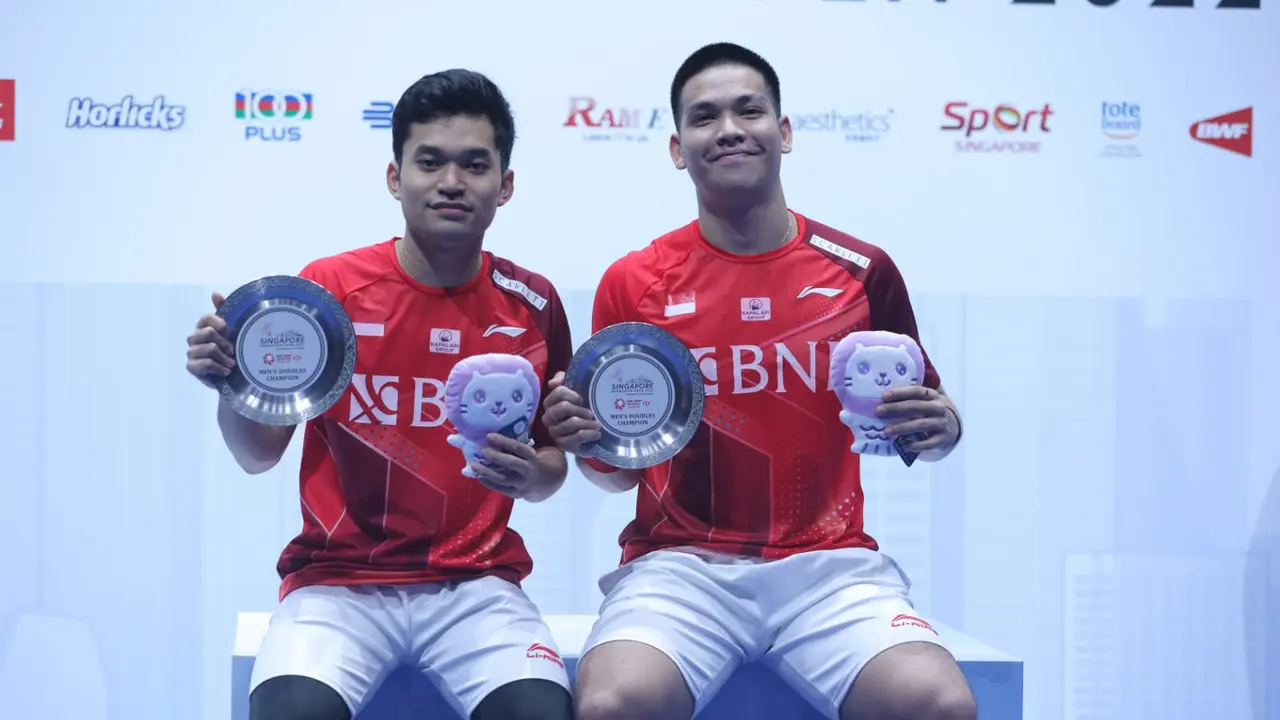 Leo Rolly Carnando/Daniel Marthin - Leo/Daniel - Singapore Open 2022 - 17 Juli