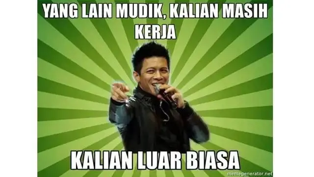 7 Meme Nyindir Enggak Bisa Mudik Karena Kerja Ini Bikin Ngenes