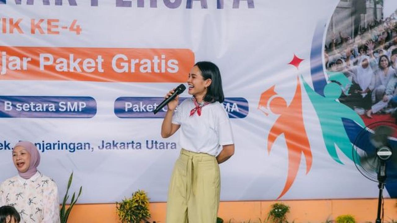 Potret Andien Aisyah Dirikan Sekolah di Kampung Pemulung (credit: instagram/andienaisyah).