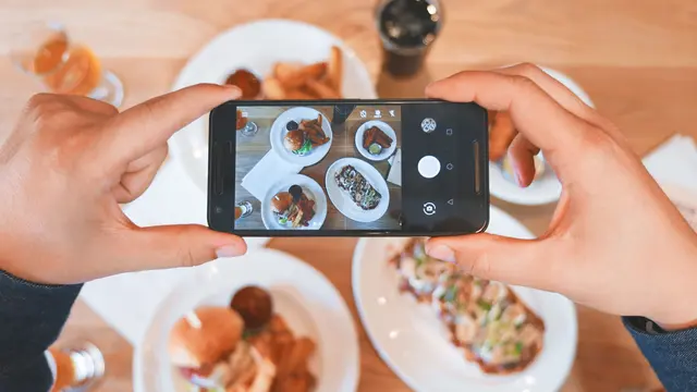 Ilustrasi foto makanan