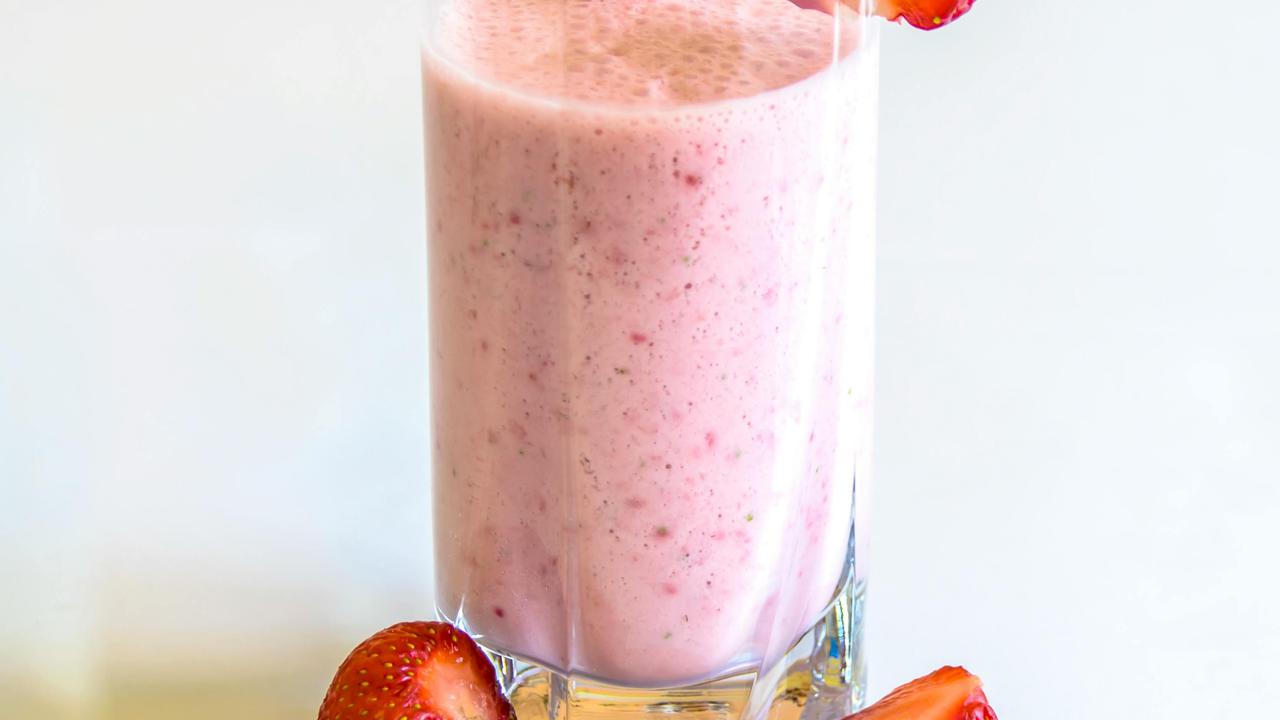 smoothies stroberi