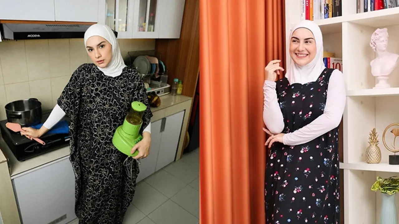 7 Potret Irish Bella Tampil Santai dengan Daster di Rumah, Tetap Menawan