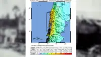 Gempa 9,5 SR mengguncang Chile pada 22 Mei 1960 (USGS)