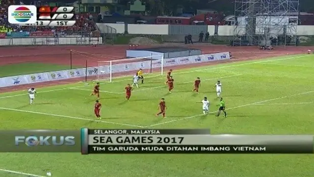 Tim sepak bola Indonesia berhasil tahan imbang dari serangan Vietnam di Sea Games 2017.