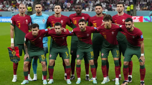 Foto: Sinar Bintang Muda Goncalo Ramos, Catatkan Hattrick Pertama di Piala Dunia 2022 setelah Gantikan Posisi Ronaldo di Skuad Portugal