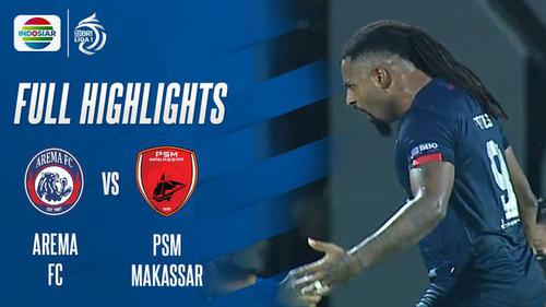 VIDEO: Highlights BRI Liga 1, Gol Tunggal Carlos Fortes Bawa Arema FC Menang Atas PSM Makassar