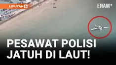 Pesawat Polisi Thailand Jatuh di Laut, 5 Orang Tewas