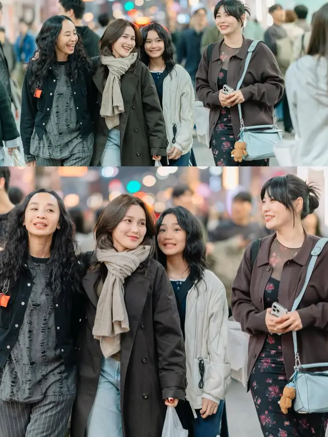 Street Style Serba Earth Tone, Gaya Ayu Ting Ting dan Hesti Purwadinata Saat Liburan di Korea Selatan Curi Perhatian