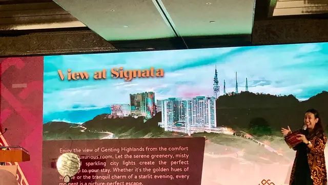 Sesi penyampaian pemandangan menakjubkan di Signata Genting Highland yang akan manjakan wisatawan