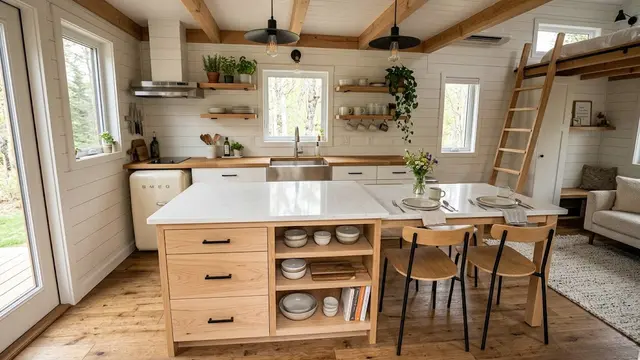 Model Kitchen Island Mini untuk Dapur Rumah Mungil