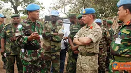 Citizen6, Kongo: Camp Tentara Kongo / Force Armed Republic Demokratic of Congo (FARDC), yang akan dikerjakan oleh Satgas Zeni TNI Konga XX-I/MONUSCO, Sabtu (14/4). (Pengirim: Badarudin Bakri)