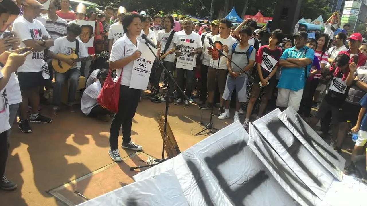 Massa Pro KPK di Car Free Day