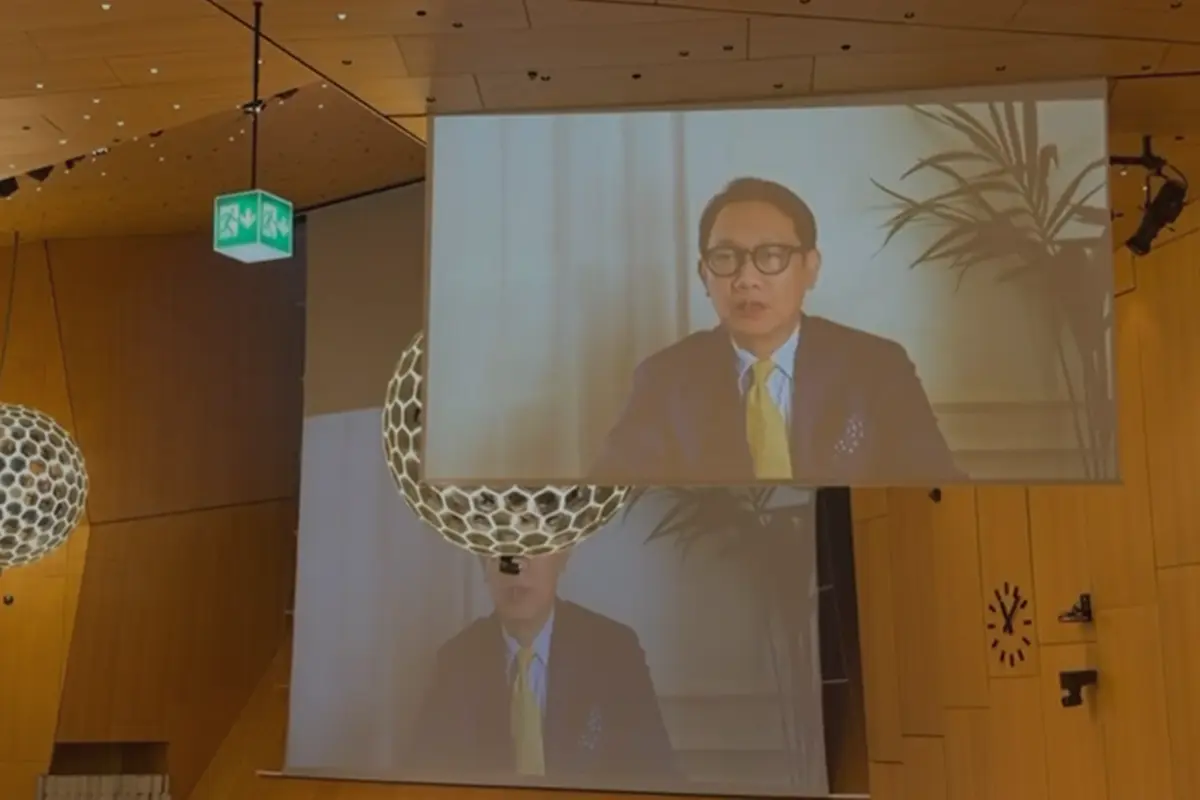 Wakil Menteri Luar Negeri Indonesia Arief Havas Oegroseno dan Direktur Jenderal Kekayaan Intelektual Kementrian Hukum RI Hermansyah Siregar memimpin langsung pertemuan World Intellectual Property Organization (WIPO). (Dok. Istimewa)