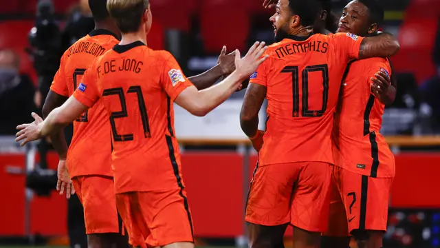 Steven Bergwijn - Belanda - UEFA Nations League