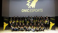 Tim olahraga elektronik profesional ONIC Esports mengumumkan perubahan logo, Selasa (6/8/2019). (Humas Onic Esports)