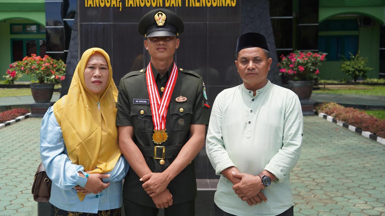 Adi Saputra, Anak Montir dari Simeulue Jadi Lulusan Terbaik TNI AD 2025