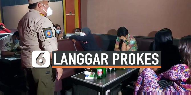 VIDEO: Ketahuan Langgar Prokes Covid-19, Pengunjung Bar Marah-Marah