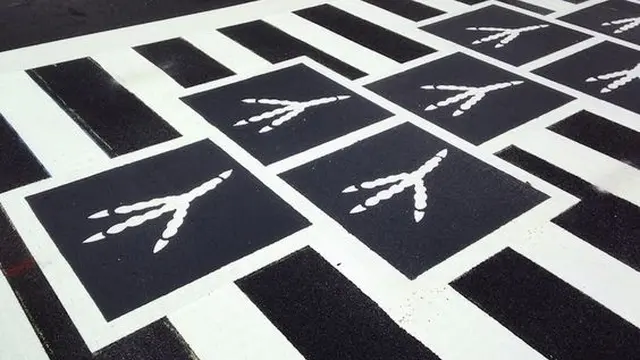 6 Potret Zebra Cross Anti-Mainstream, Tidak Hanya Garis Putih