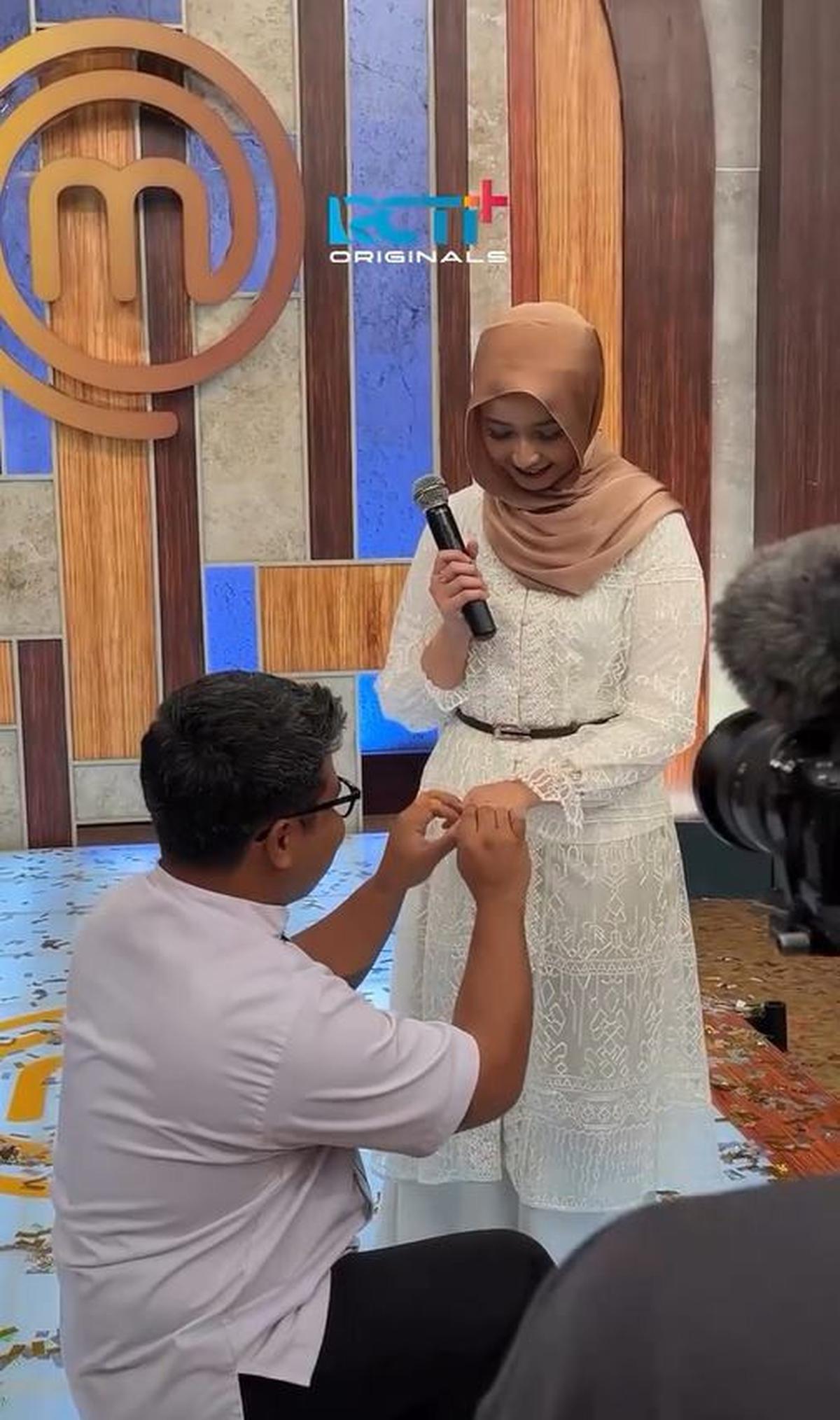 Potret Fajar Gusti Lamar Zahra Usai Dinyatakan Jadi Juara Masterchef Season 12, Sempat Dikira Settingan
