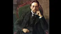 Penulis Rusia, Anton Chekhov. Lukisan karya Osip Braz. (Public Domain)