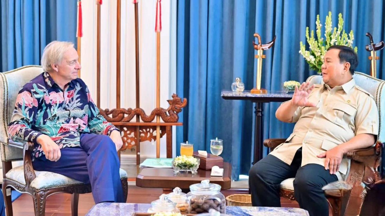 Prabowo Terima Ray Dalio di Istana, Prospek Ekonomi hingga Danantara Jadi Bahasan