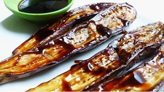 Resep Terong Panggang Saus Teriyaki 3 Bahan Saja 