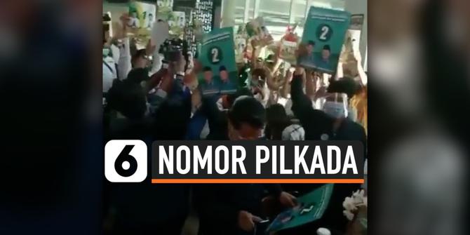 VIDEO: Viral, Kerumunan Warga di Pengundian Nomor Pilkada Sidoarjo