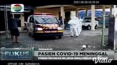 Seorang warga di Sidoarjo, Jawa Timur, meninggal dunia ketika menjalani isolasi mandiri, karena terinfeksi Covid-19 di rumahnya. Sempat mengeluh sesak napas dan oksigen habis.
