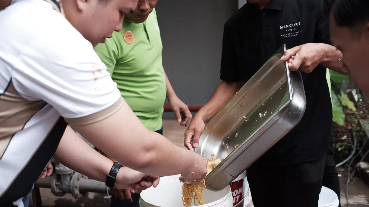 Di Balik Dapur Hotel Zero Waste Pertama di Sulsel, Tak Ada Lagi Limbah Dibuang Sia-sia ke TPA