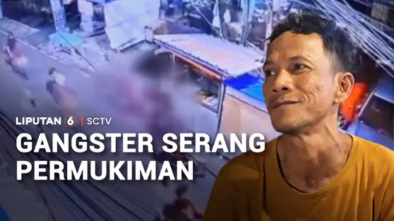 Gangster Bersenjata Tajam Serang Permukiman Warga di Johar Baru