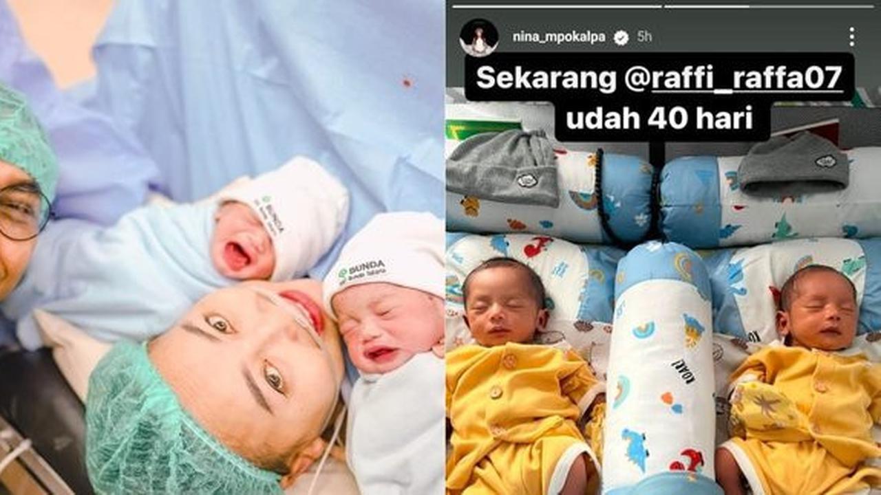 Mpok Alpa Mengungkapkan Sangat Menikmati Merawat Bayi Kembarnya, Meskipun Sering Kurang Tidur