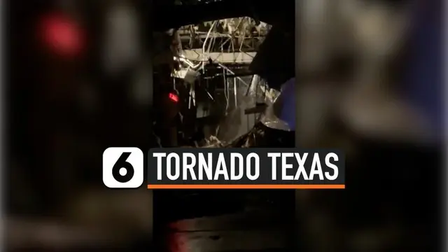 Tornado menerjang bangunan-bangunan di Dallas, Texas. Salah satu bangunan yang mengalami kerusakan cukup parah adalah pusat perbelanjaan Preston Royal.