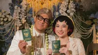 Andre Taulany & Amanda Rigby Resmi Menikah, Pamer Buku & Cincin