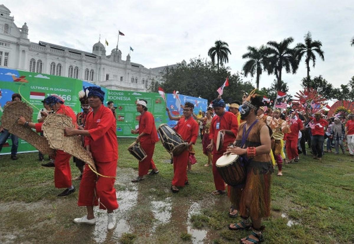 Kemeriahan pembukaan Indonesia Festival 2015 di Penang