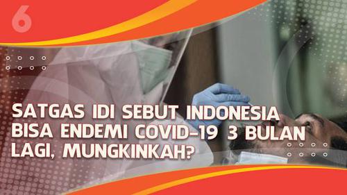 VIDEO: Satgas IDI Sebut Indonesia Bisa Endemi Covid-19 3 Bulan Lagi, Mungkinkah?